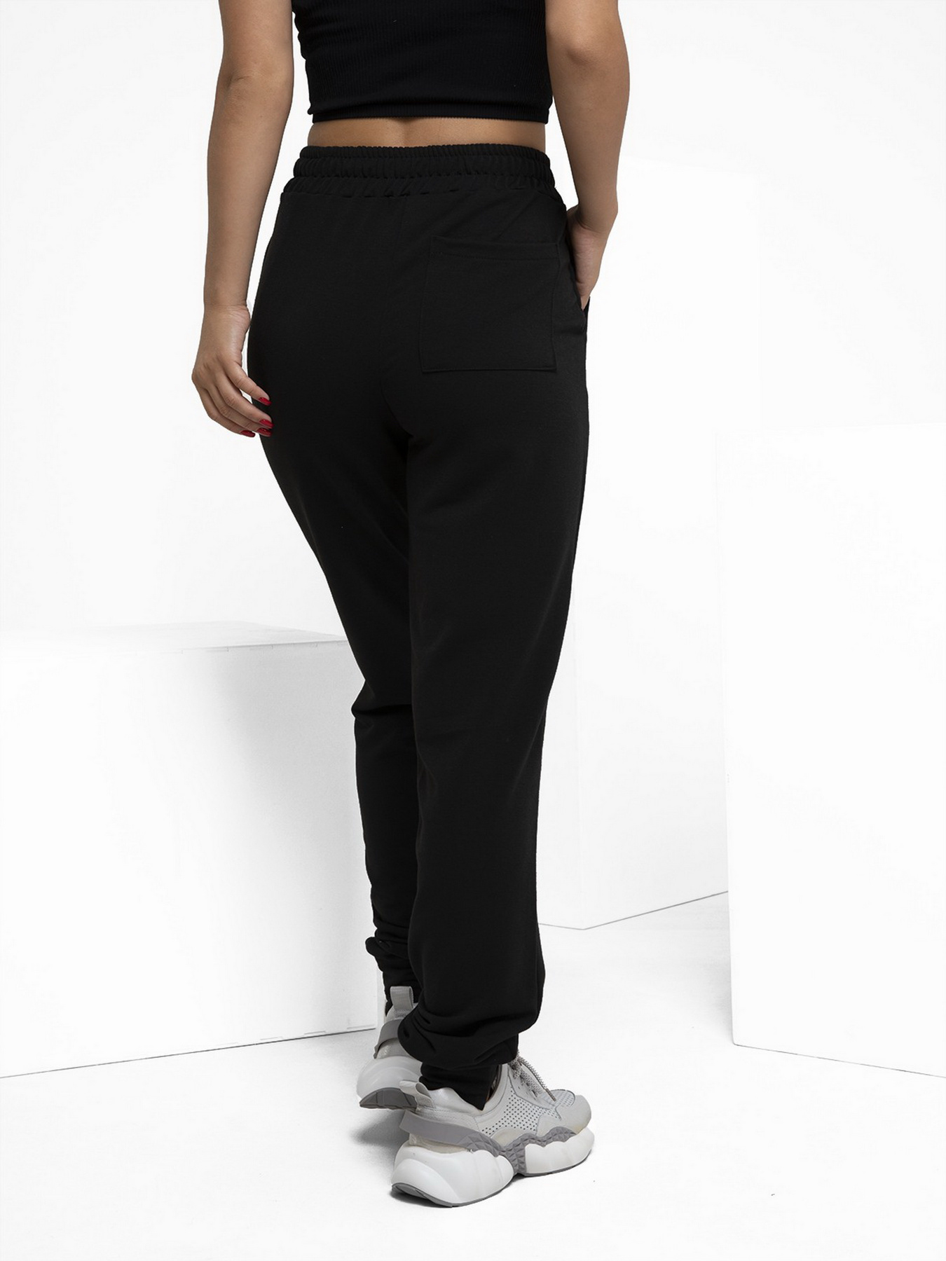 Штани ISSA Plus модель 12247_black Штани ISSA Plus модель 12247_black Фото