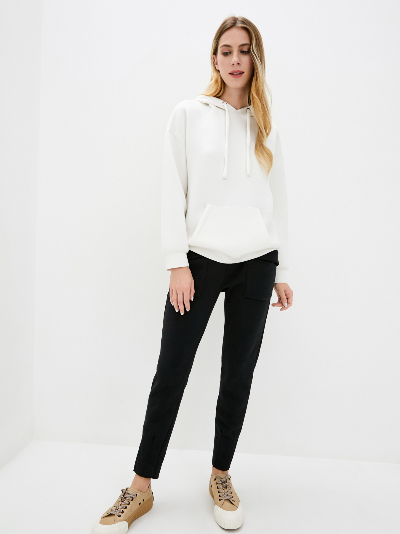 Брюки ISSA Plus модель 12264_black Брюки ISSA Plus модель 12264_black Фото