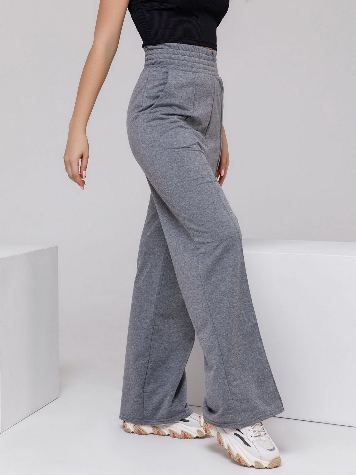 Штани ISSA Plus модель 12398_grey Штани ISSA Plus модель 12398_grey Фото