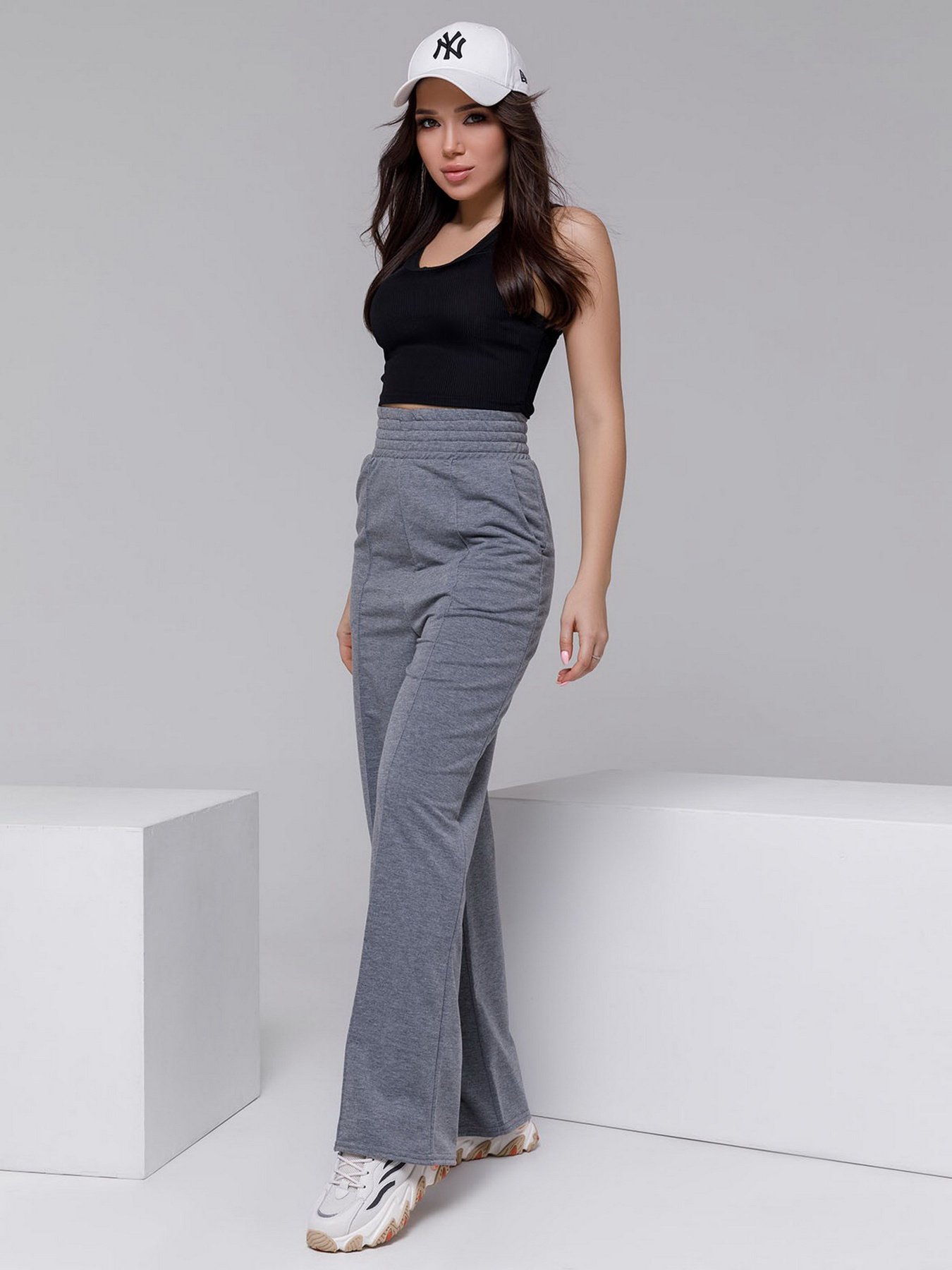 Штани ISSA Plus модель 12398_grey Штани ISSA Plus модель 12398_grey Фото