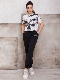 Штани ISSA Plus модель 12433_black Фото