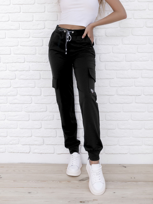 Штани ISSA Plus модель 9980_black Фото