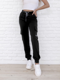 Штани ISSA Plus модель 9980_black Фото