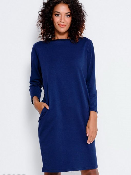 Платья ISSA Plus модель 10188_darkblue Фото