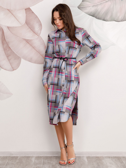 Платья ISSA Plus модель 12493_grey Фото