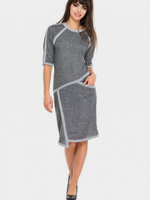 Платья ISSA Plus модель 9275_grey Фото
