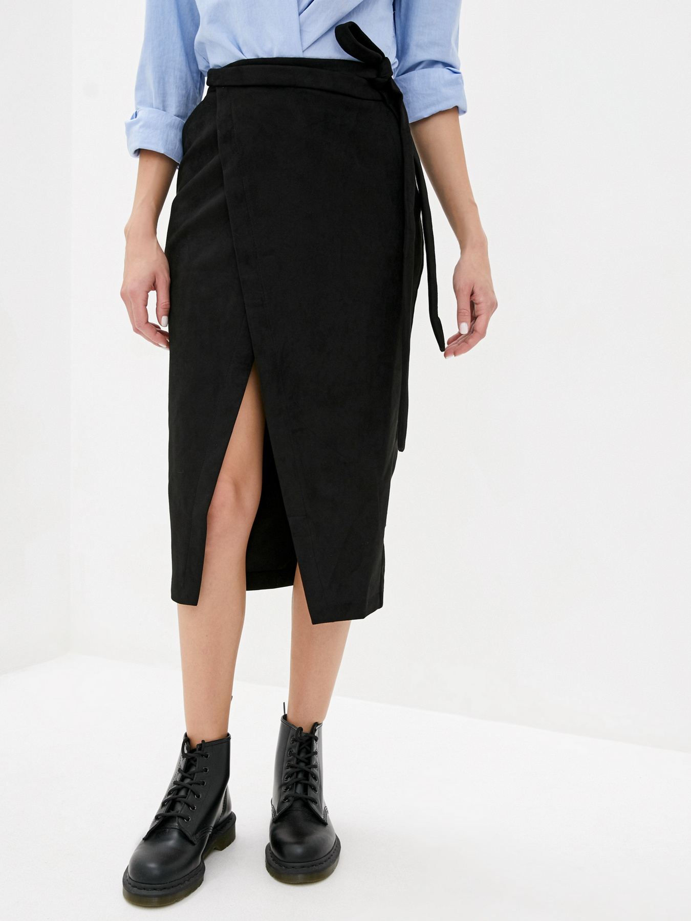 Юбки ISSA Plus модель 12201_black Фото