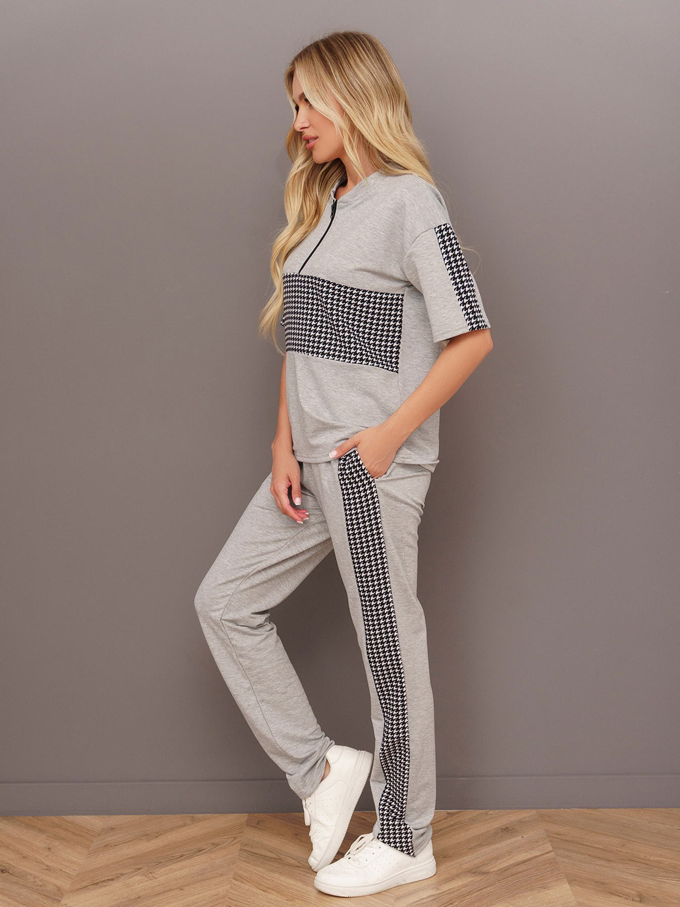 Костюмы ISSA Plus модель 13445_grey Фото
