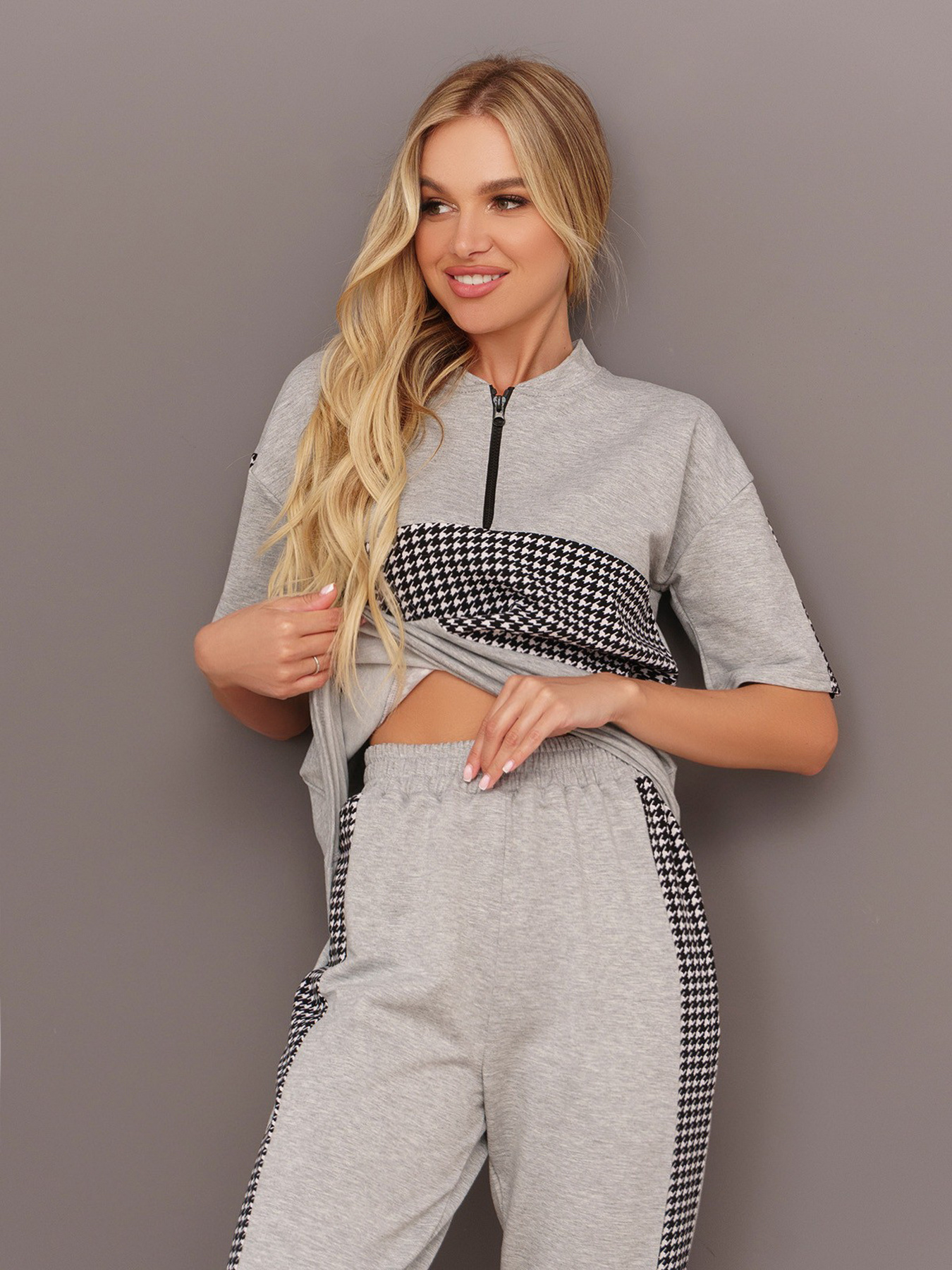 Костюмы ISSA Plus модель 13445_grey Фото