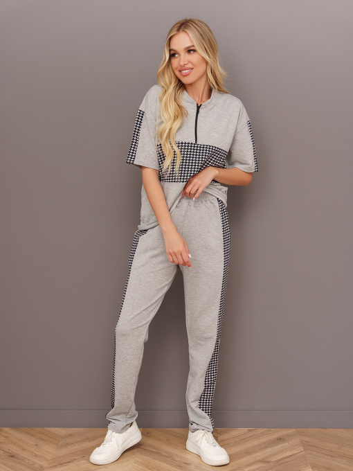 Костюмы ISSA Plus модель 13445_grey Фото