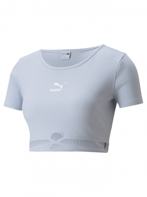 Футболки і поло PUMA Classics Ribbed Tee модель 533450 Фото