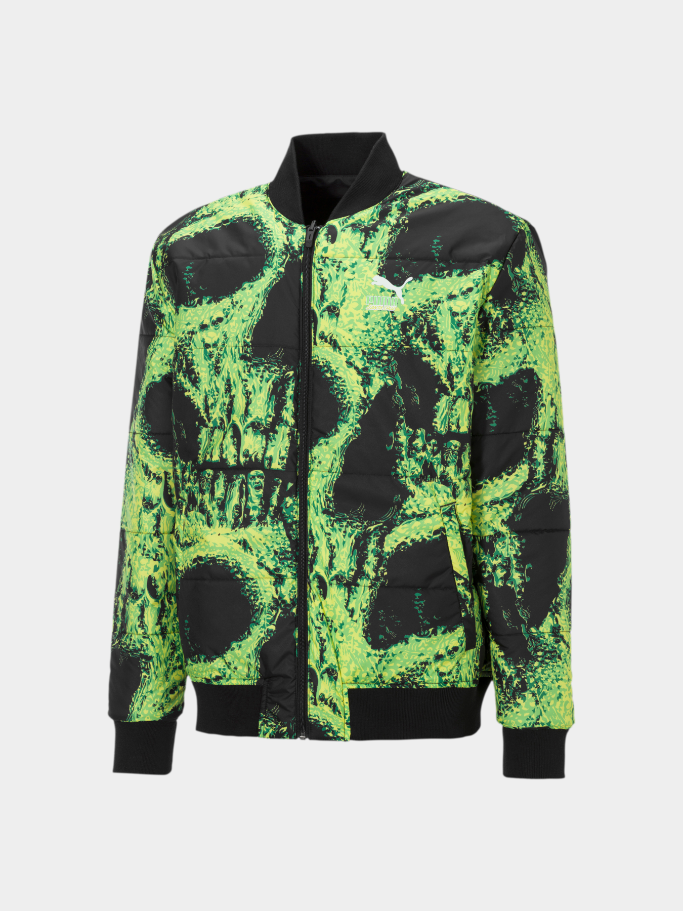 Куртки и дубленки PUMA x Sc Varsity Jacket модель 532239 Фото