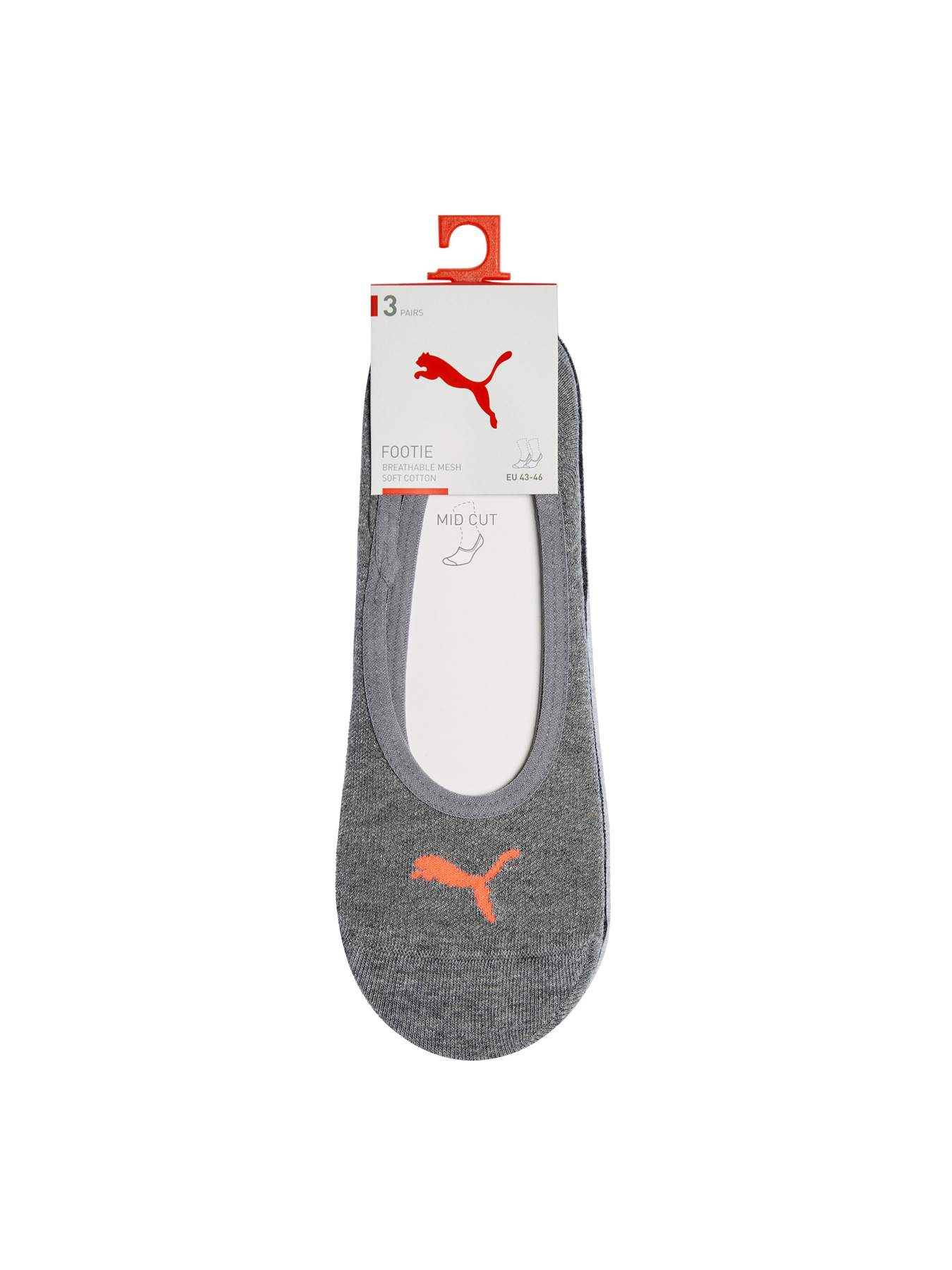 Носки и гольфы PUMA Footie 3P Unisex модель 906930 Носки и гольфы PUMA Footie 3P Unisex модель 906930 Фото