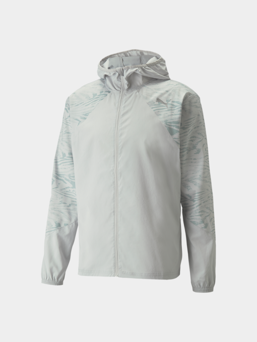 Куртки и дубленки PUMA Run Graphic Hooded Jacket M модель 521405 Фото