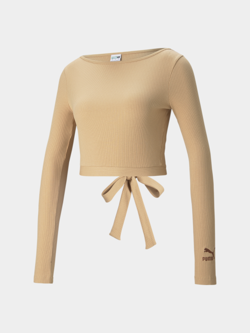 Футболки і поло PUMA Classics Ribbed Ls Top модель 534305 Фото