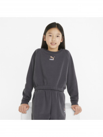 Худи и свитшоты PUMA Grl Cropped Crew модель 533394 Фото