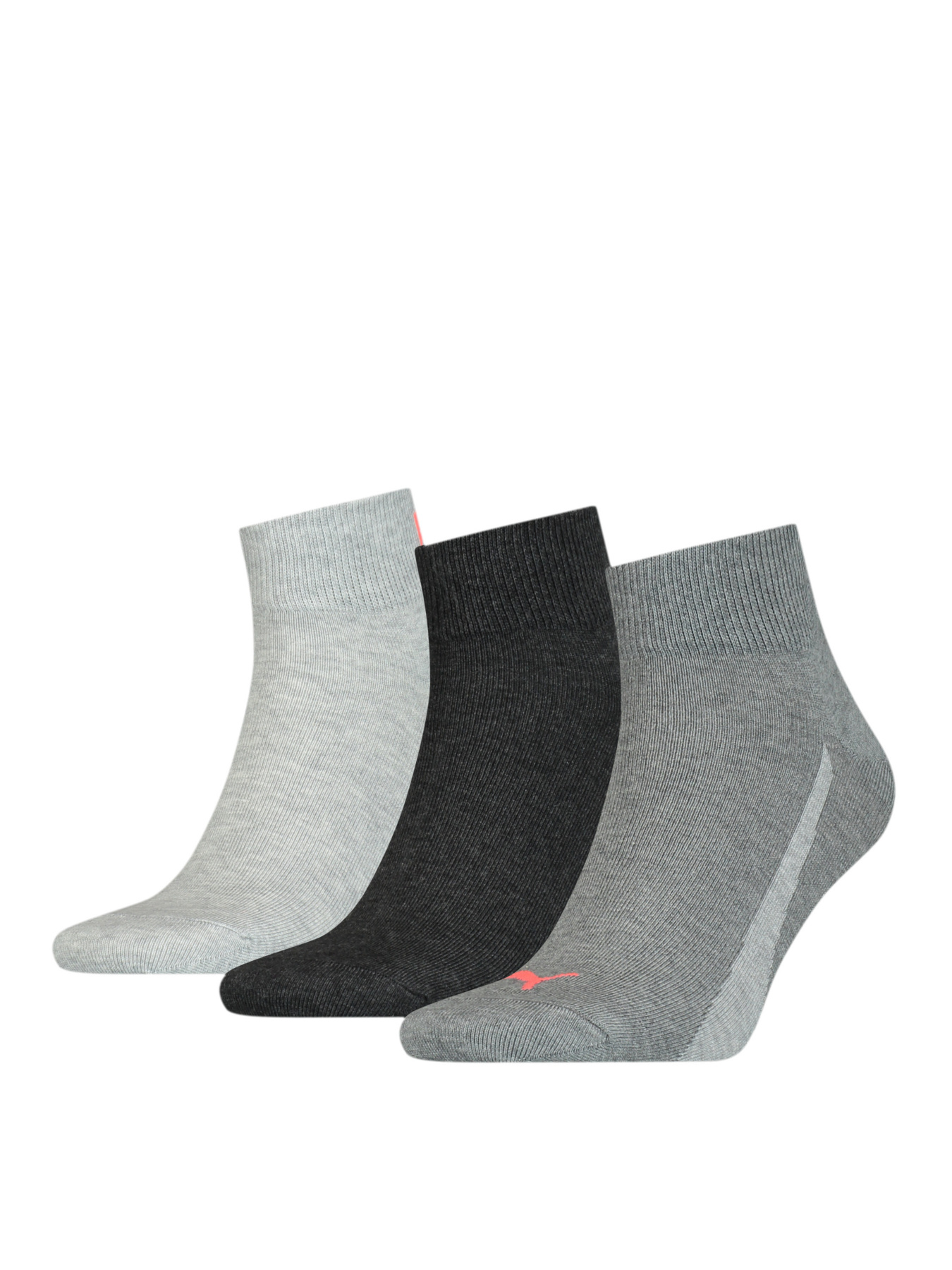 Шкарпетки та гольфи PUMA Unisex Lifestyle Quarter 3P модель 907952 Фото