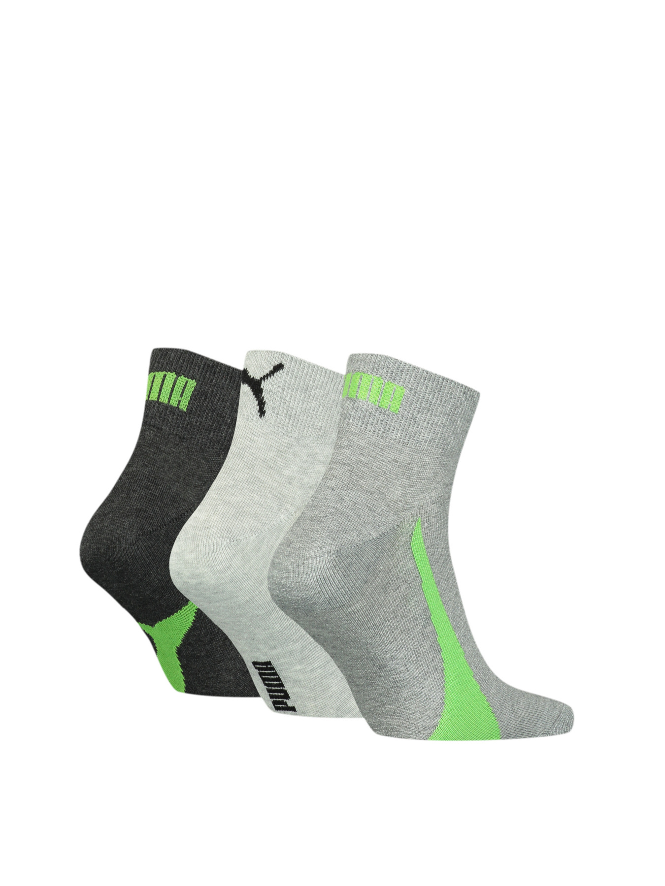 Шкарпетки та гольфи PUMA Unisex Lifestyle Quarter 3P модель 907952 Фото