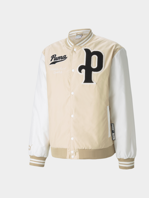 Куртки и дубленки PUMA Team Letterman Jacket модель 534307 Фото