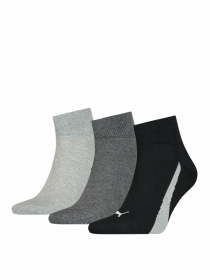 Шкарпетки та гольфи PUMA Unisex Lifestyle Quarter 3P модель 907952 Фото