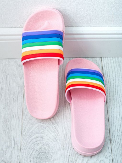 Шлёпанцы ISSA Plus модель OB2-70_pink Фото