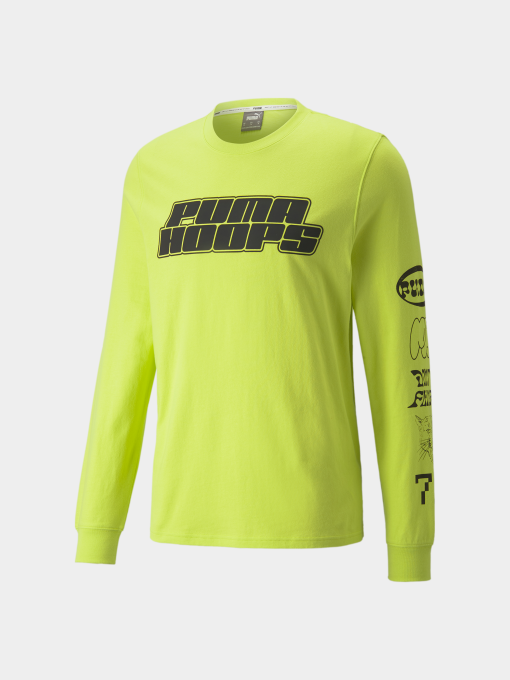 Худі та світшоти PUMA Qualifier Ls Tee модель 532107 Фото