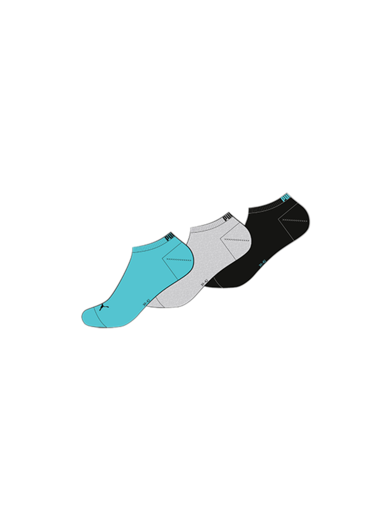 Носки и гольфы PUMA Unisex Sneaker Plain 3P модель 906807 Носки и гольфы PUMA Unisex Sneaker Plain 3P модель 906807 Фото