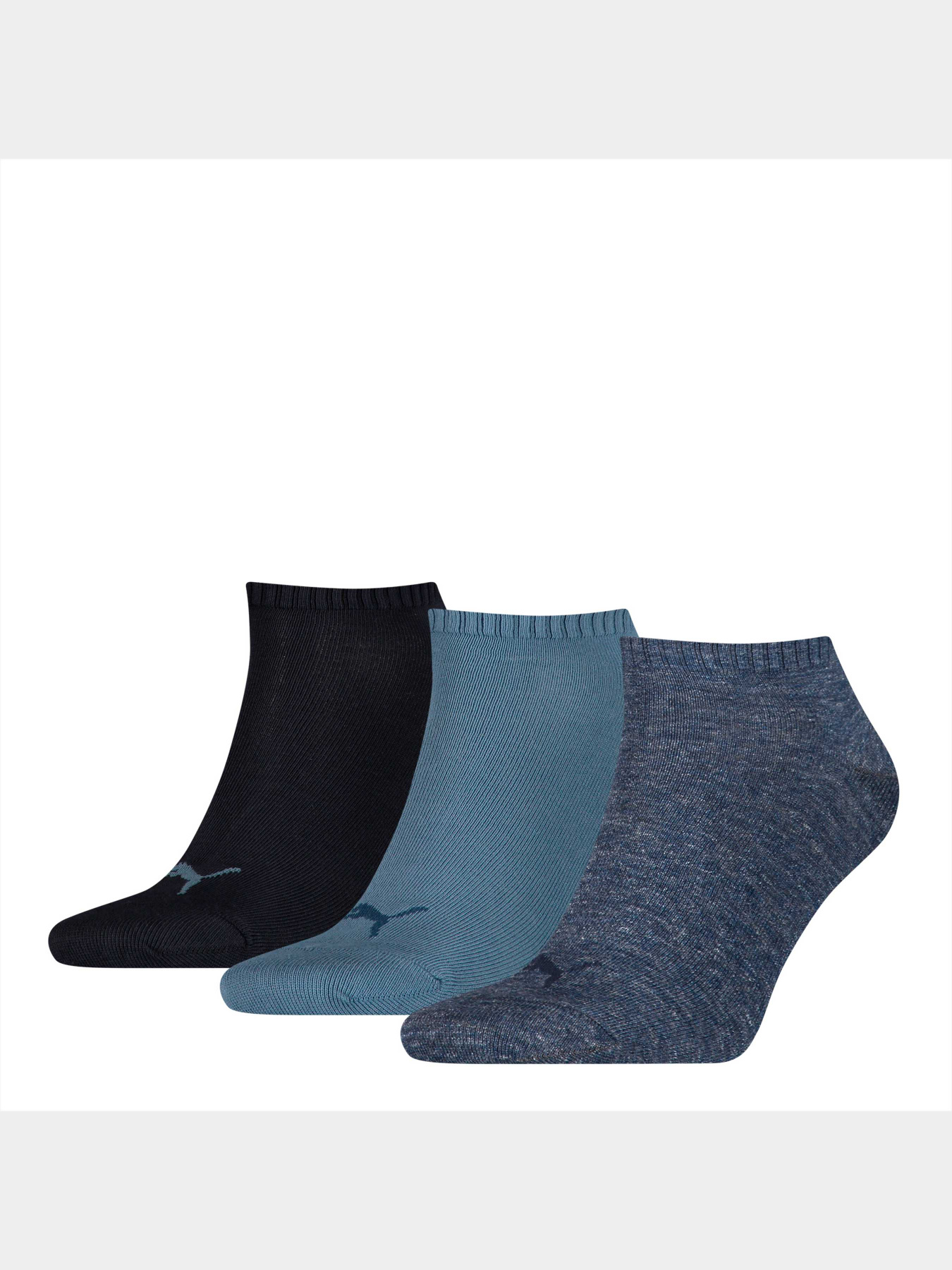 Носки и гольфы PUMA Unisex Sneaker Plain 3p модель 906807 Фото