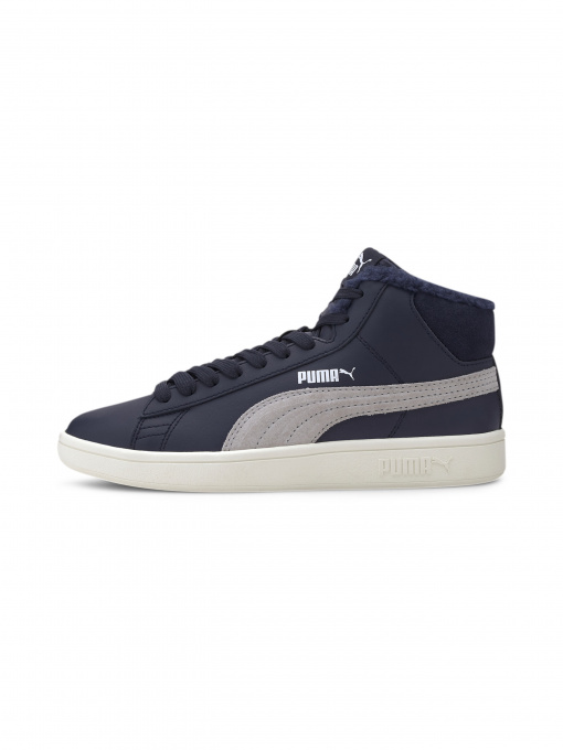 Ботинки и сапоги PUMA Smash V2 Mid L Fur Jr модель 366895 Фото