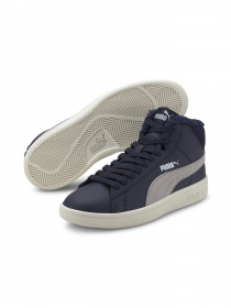 Черевики та чоботи PUMA Smash V2 Mid L Fur Jr модель 366895 Фото