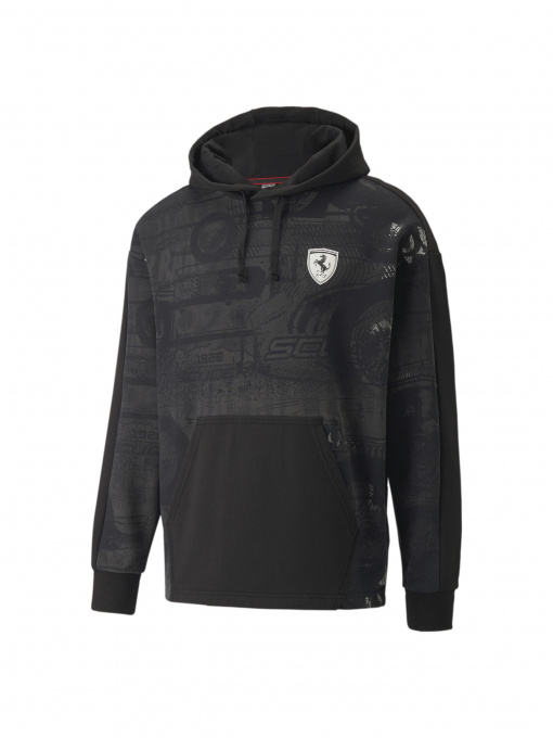 Худи и свитшоты PUMA Ferrari Race Aop Swt Hoodie модель 533718 Фото