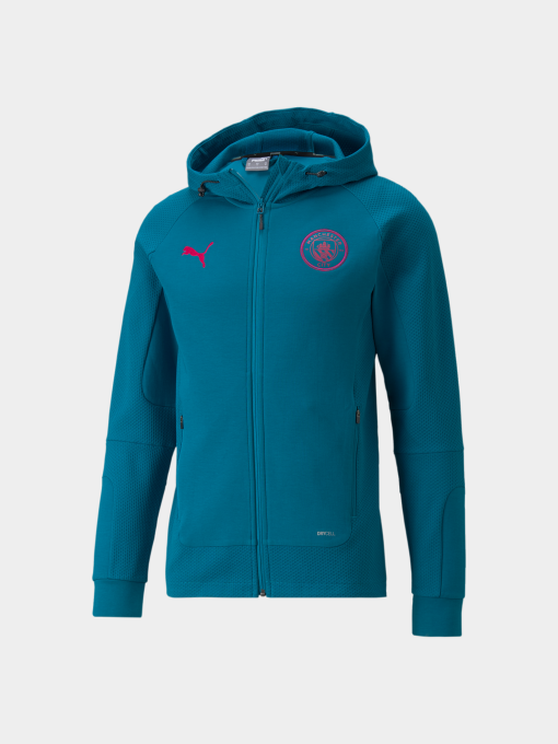 Куртки та дублянки PUMA Mcfc Casuals Hooded Jkt модель 764498 Фото