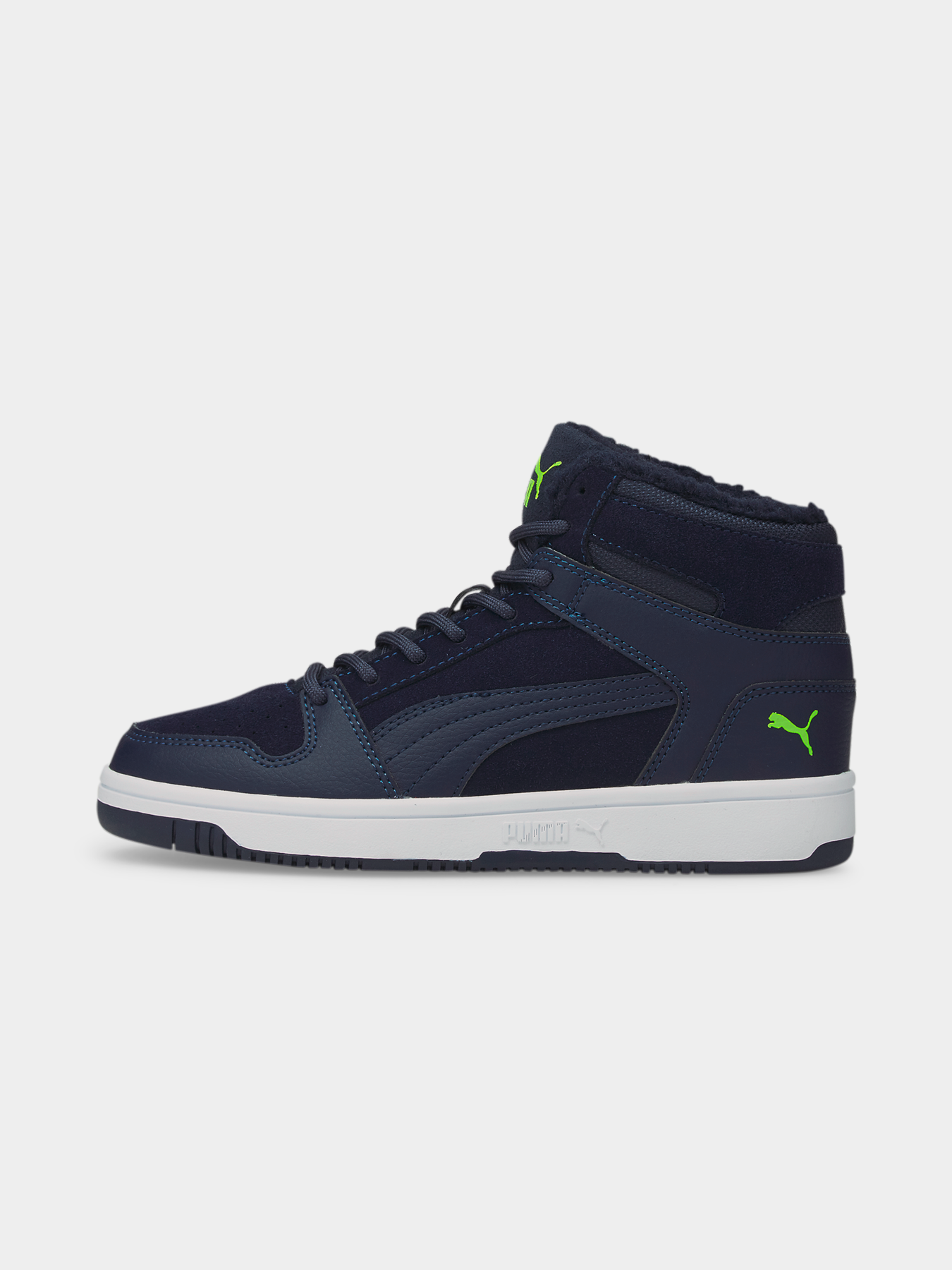 Кроссовки PUMA Rebound Layup Fur Sd Jr модель 370497 Фото