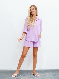 Костюмы ISSA Plus модель 13458_lilac Фото
