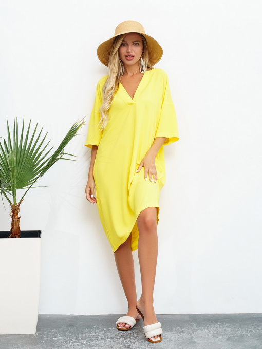Сукні ISSA Plus модель 13465_yellow Фото