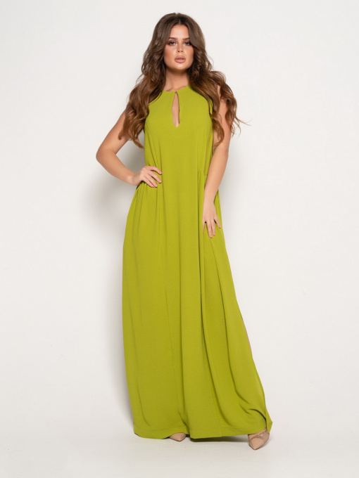 Платья ISSA Plus модель 10630_olive Фото