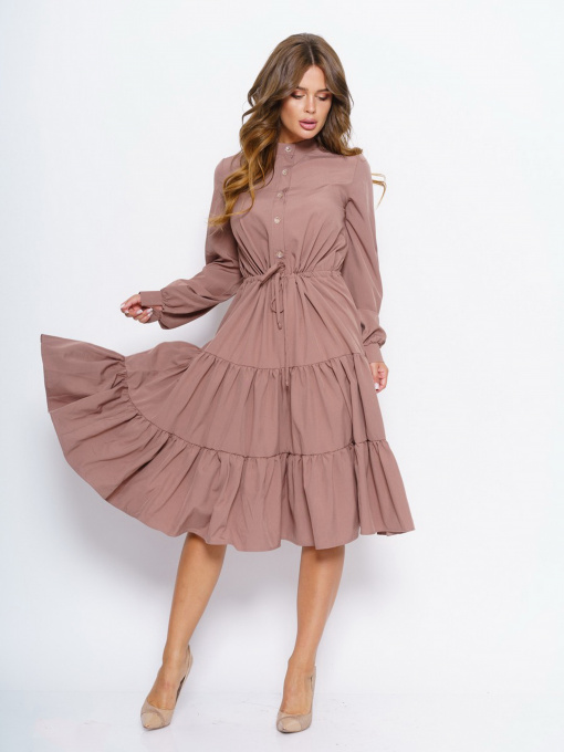 Платья ISSA Plus модель 11043_brown Фото