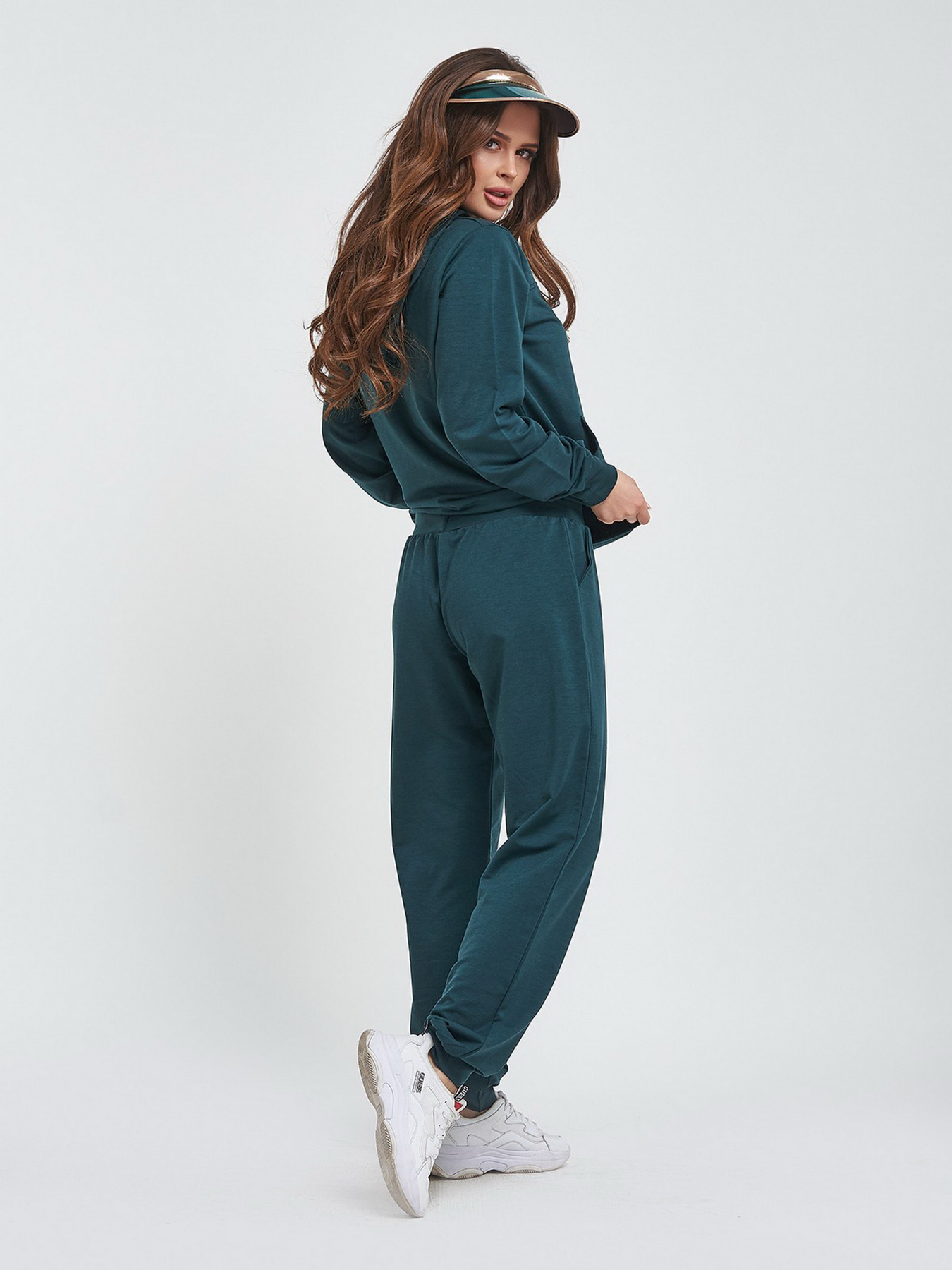 Костюми ISSA Plus модель 11440_зеленый Костюми ISSA Plus модель 11440_зеленый Фото