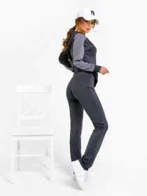 Костюми ISSA Plus модель 12170_blackgrey Фото