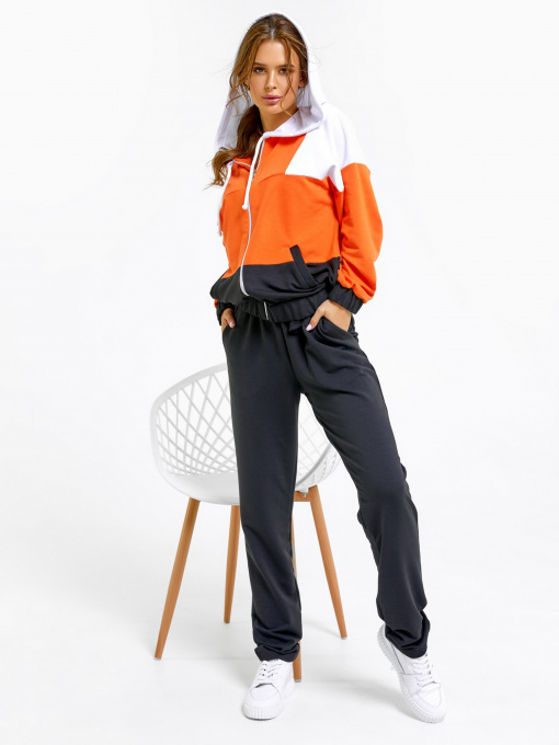 Костюмы ISSA Plus модель 12190_blackorange Фото