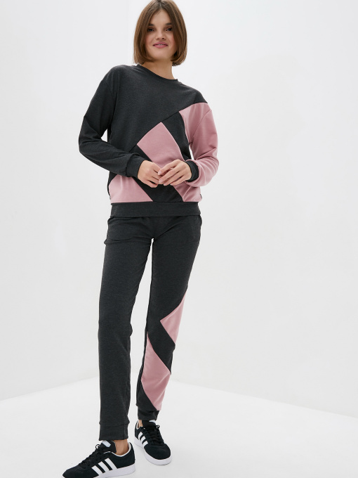 Костюмы ISSA Plus модель SA-25_darkgreypink Фото