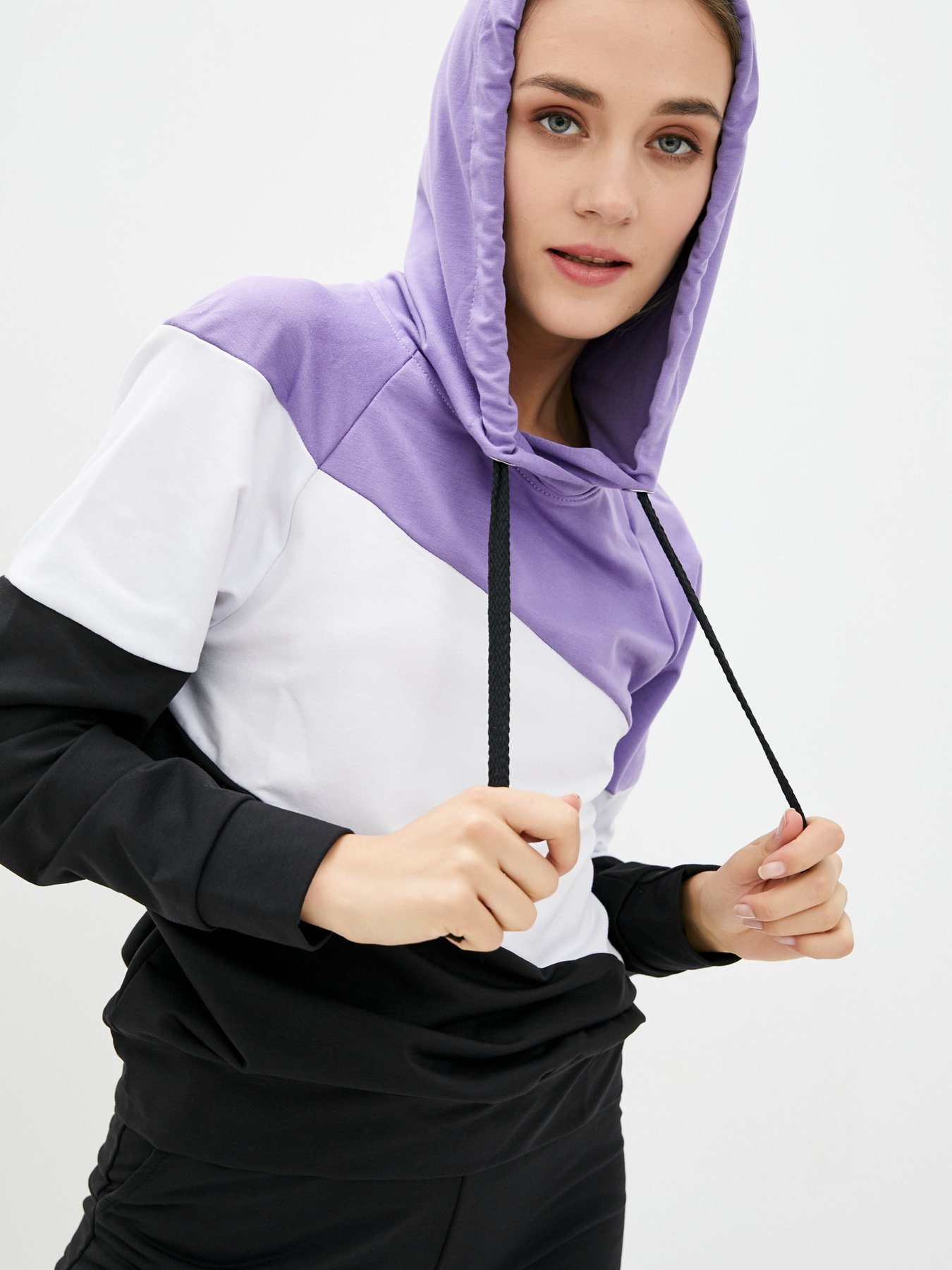 Костюмы ISSA Plus модель SA-33_blackpurple Фото
