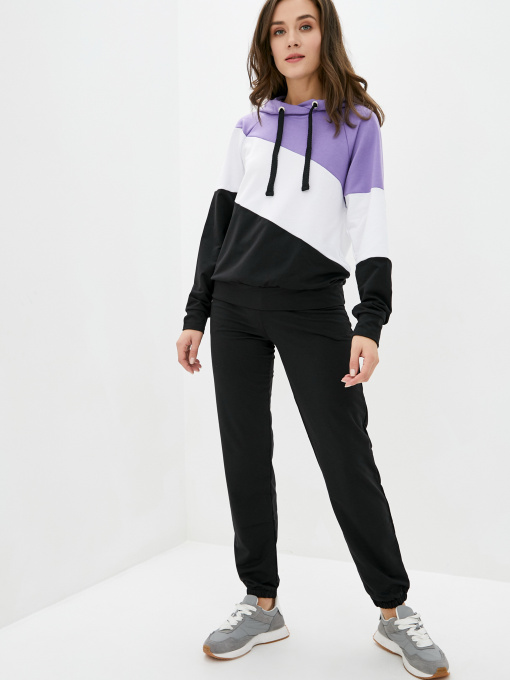 Костюмы ISSA Plus модель SA-33_blackpurple Фото