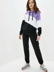 Костюмы ISSA Plus модель SA-33_blackpurple Фото