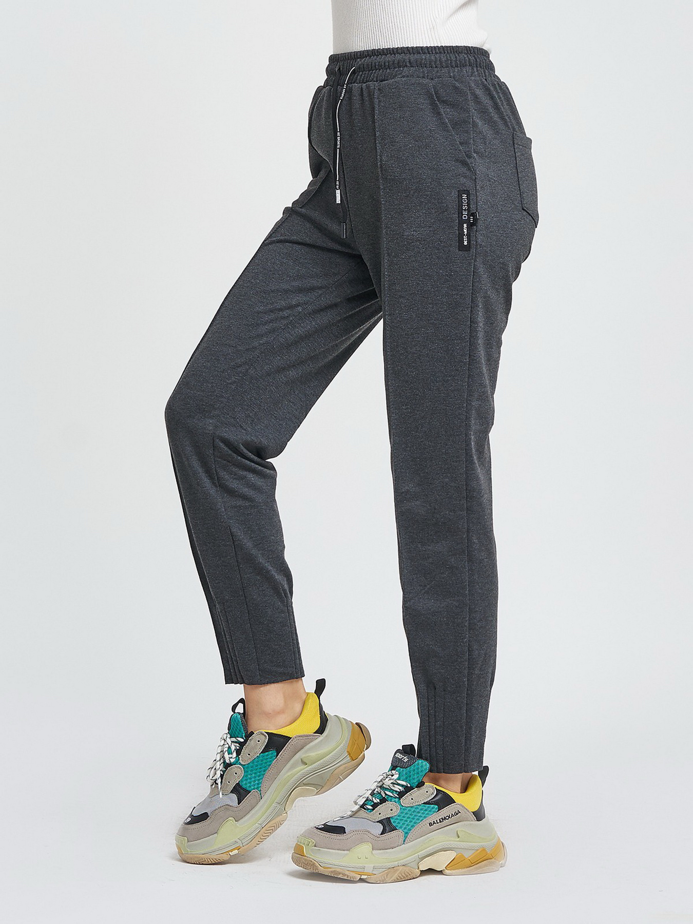 Брюки ISSA Plus модель 9979_darkgray Фото