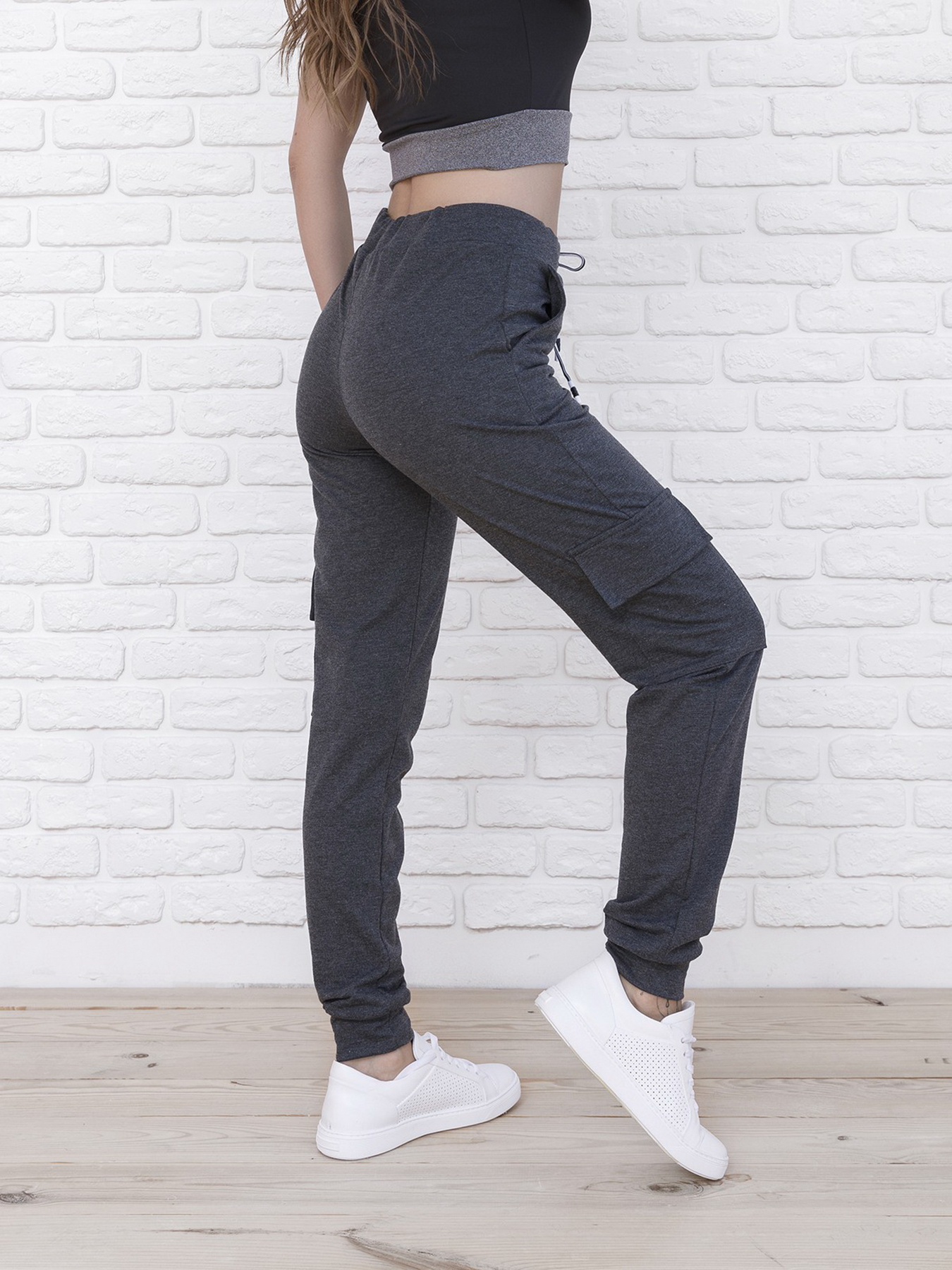 Штани ISSA Plus модель 9980_darkgray Штани ISSA Plus модель 9980_darkgray Фото