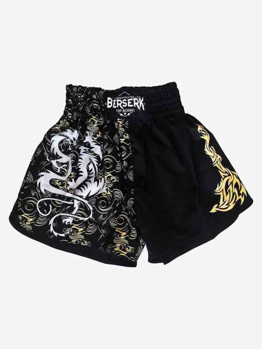 Шорти Berserk Sport модель MuayThaiFighterBlackSHRT Фото