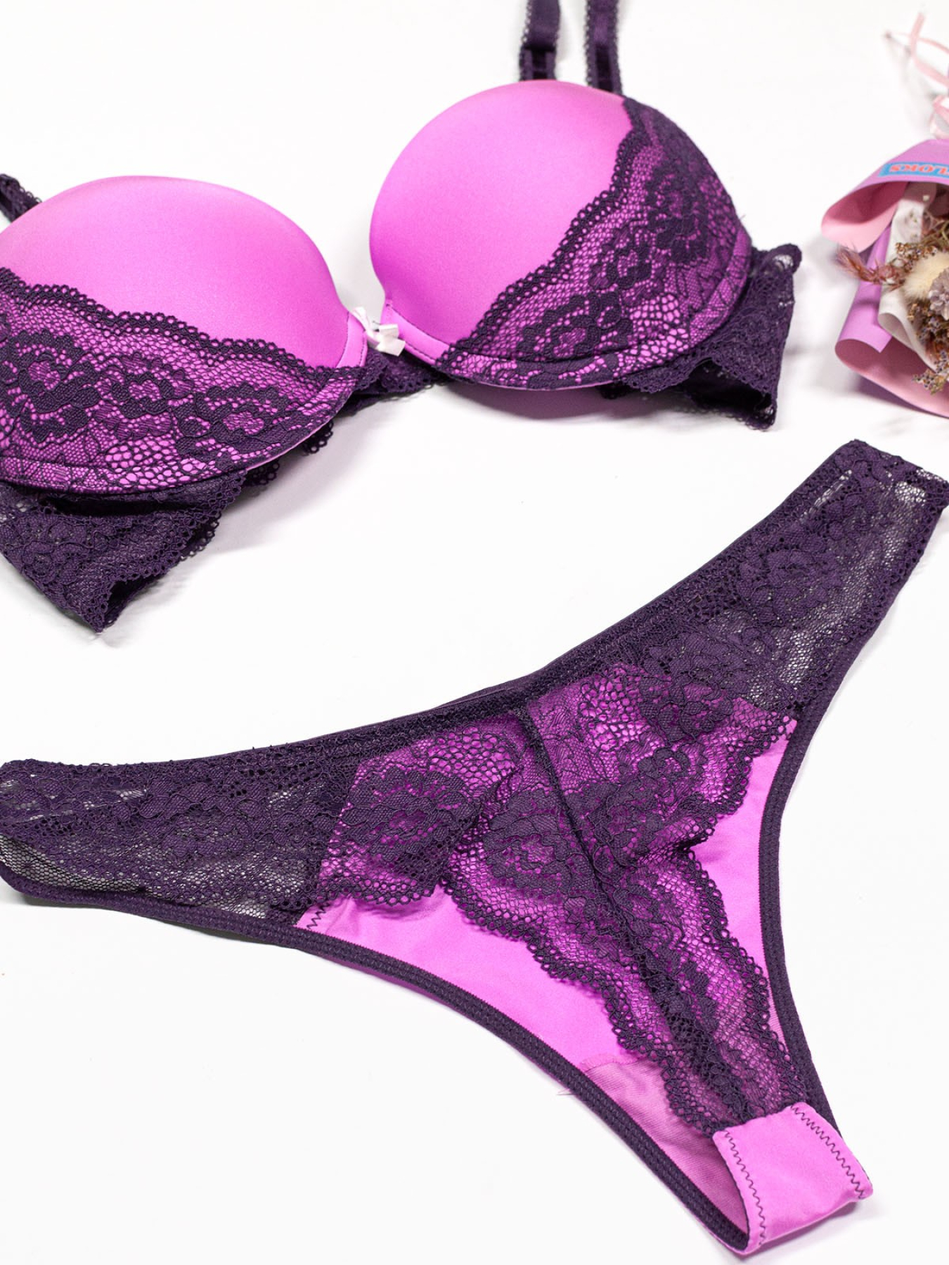 Нижнее белье ISSA Plus модель BL2-461_lilac Фото