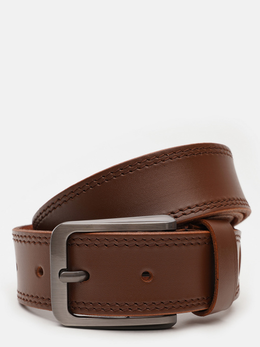 Ремені Borsa Leather модель V1FX30-brown Фото