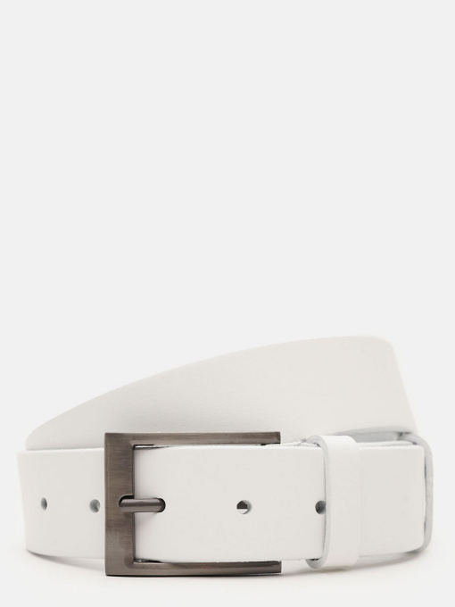 Ремені Borsa Leather модель V1125FX14-white Фото